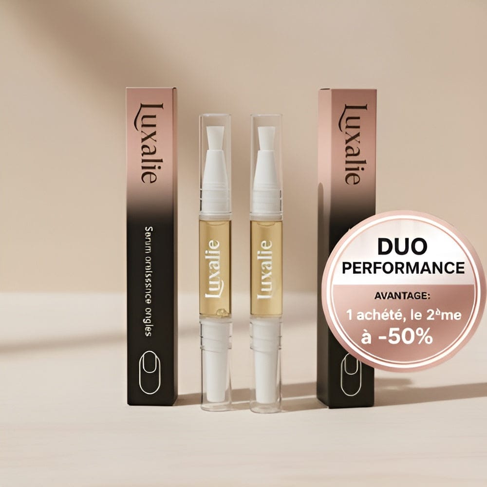 Pack Duo performance Luxalie - 2 stylos croissance ongles - Avantage : 1 acheté, le 2é à -50%
